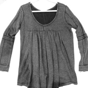 Free People heathered shapeless tunic